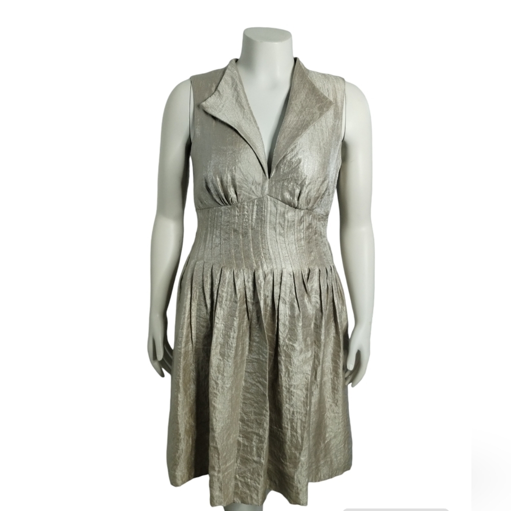 Y2k Maggy L Womens Size 14 Babydoll Cocktail Party Mother Of Bride Dress